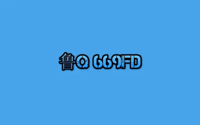 鲁q 669fd