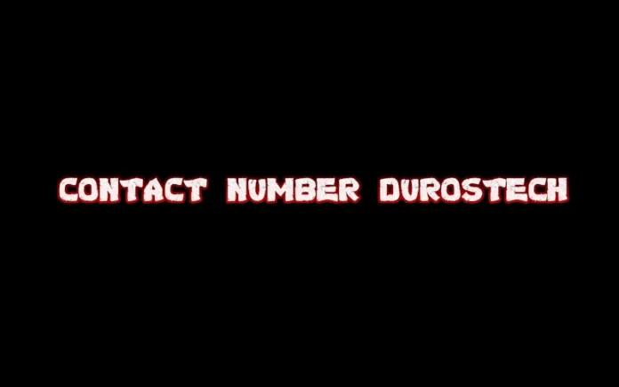 contact number durostech